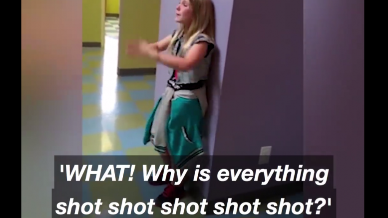 girl freakout vaccines
