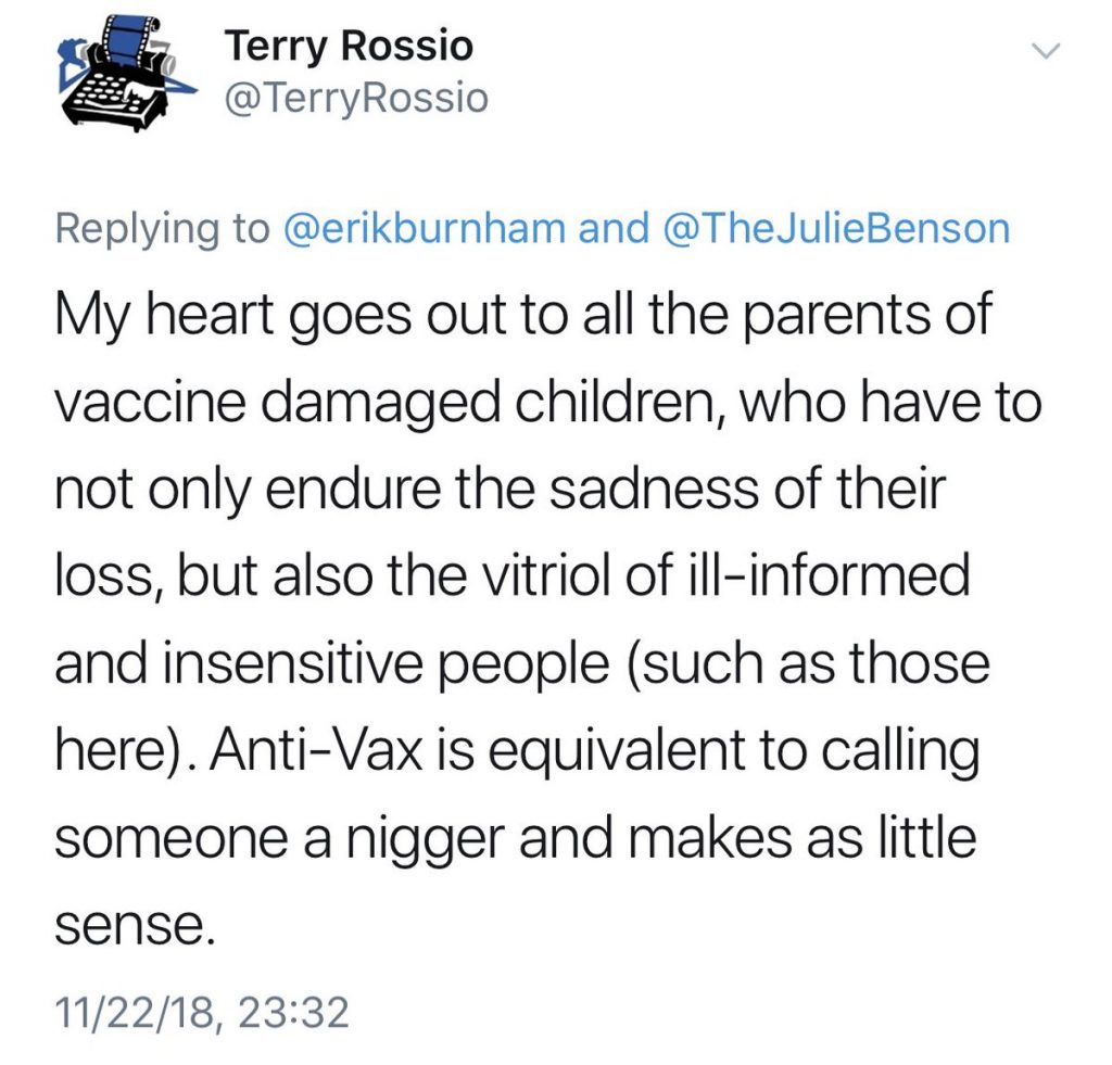 terry rossio anti-vaccine